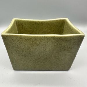 Haeger green vintage ceramic planter vase